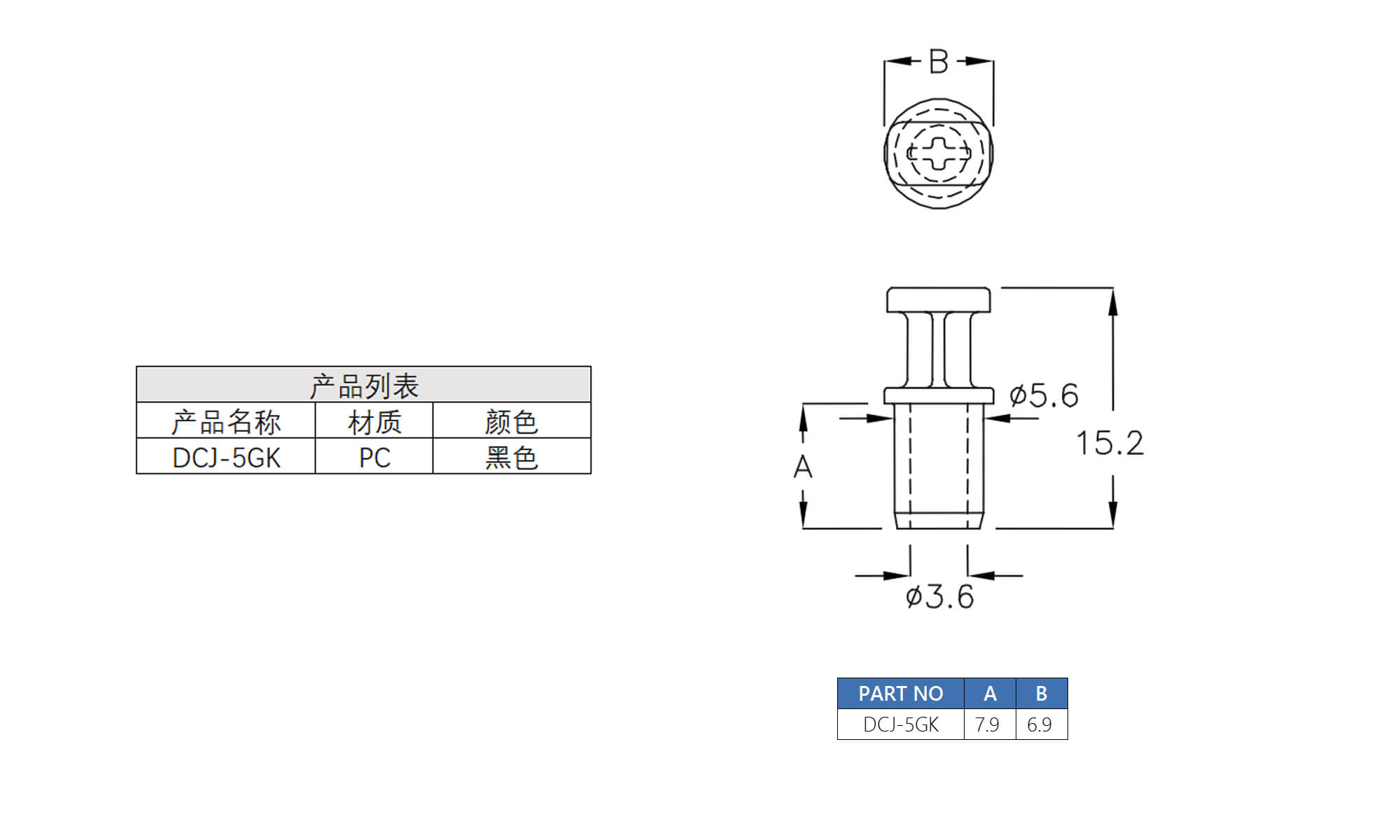 插头盖 DCJ-5GK